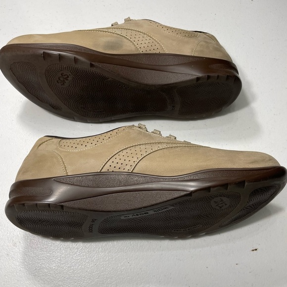 SAS Men\'s Beige  Suede Oxfords Size 11W SB- main image 9